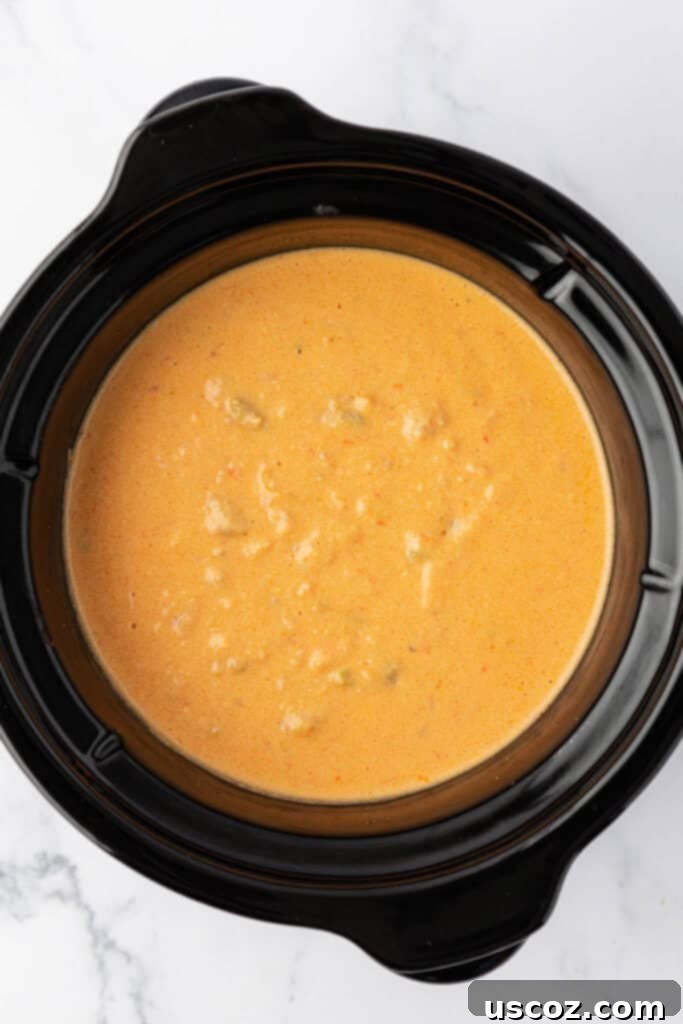 Easy Crock Pot Queso Dip 6 crock pot queso dip without velveeta