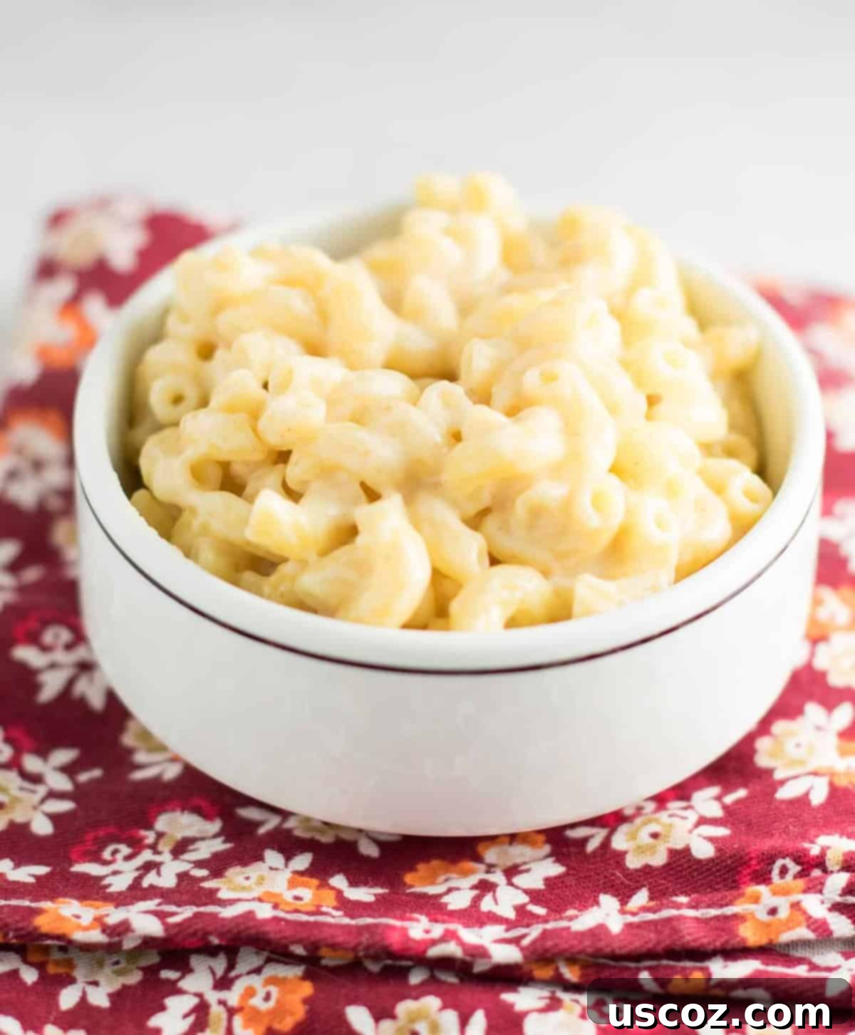 Robust Sharp Cheddar Mac and Cheese 2 creamy sharp cheddar mac and cheese recipe in a bowl, ready to eat