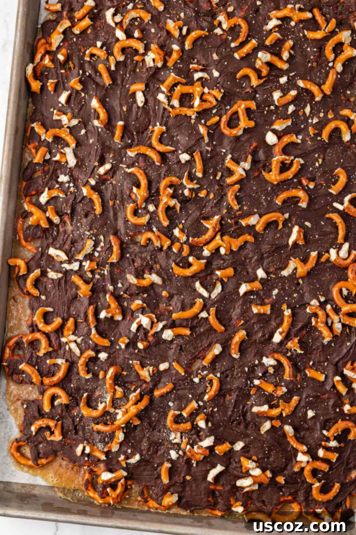 Holiday Pretzel Crunch 18 pretzel Christmas crack