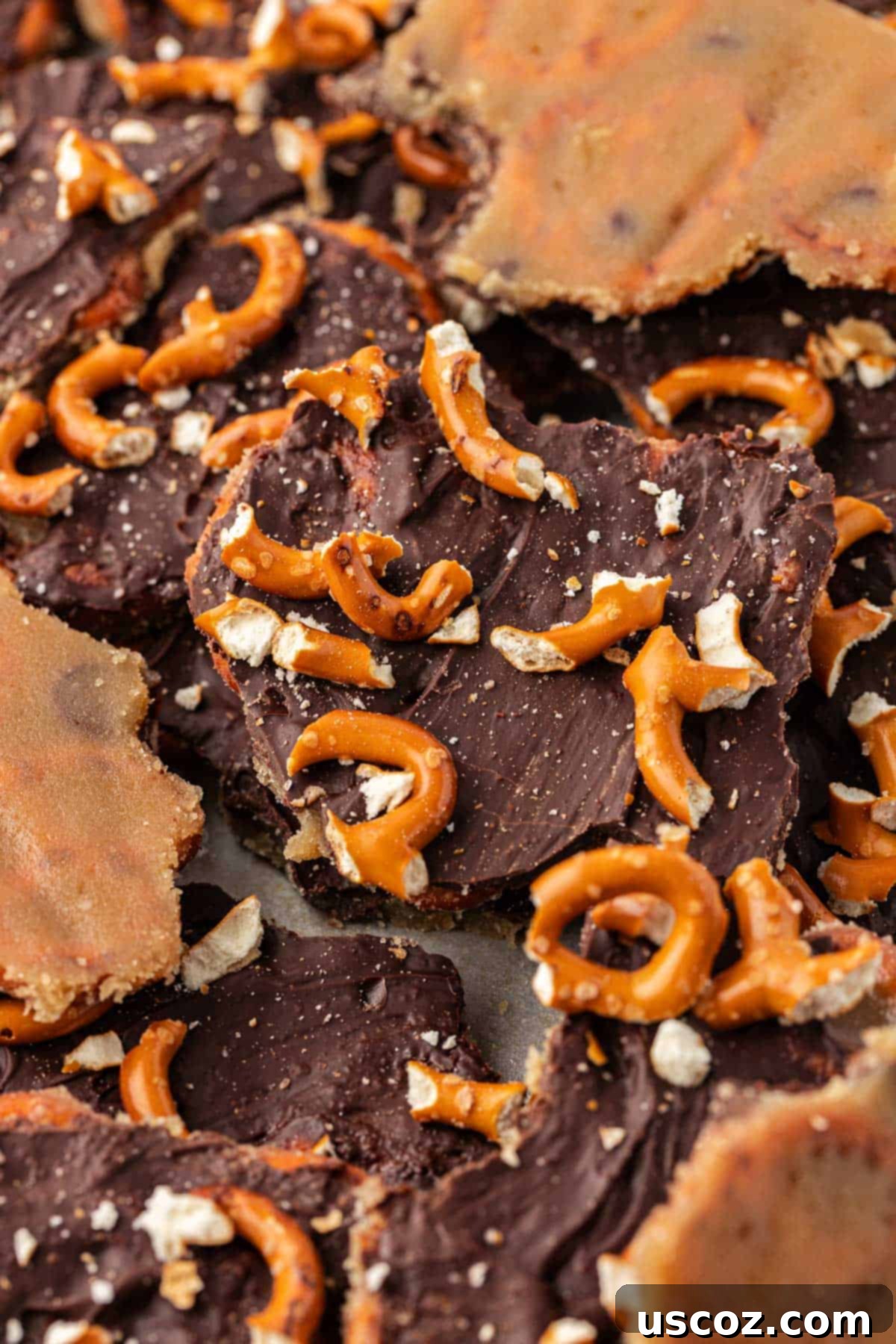 Holiday Pretzel Crunch 19 pretzel Christmas crack