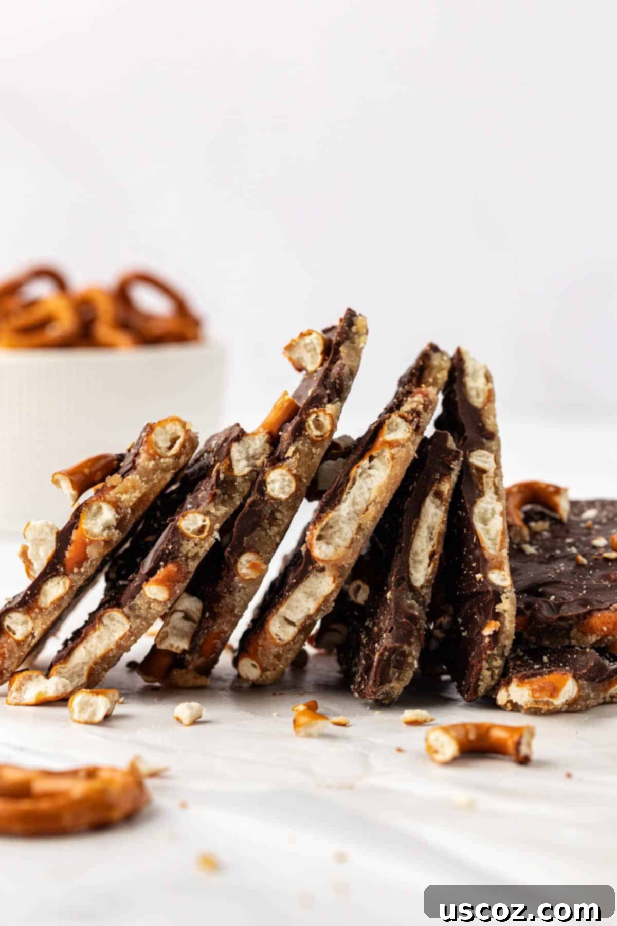 Holiday Pretzel Crunch 20 pretzel Christmas crack