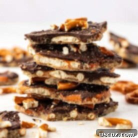 Holiday Pretzel Crunch 22 pretzel Christmas crack
