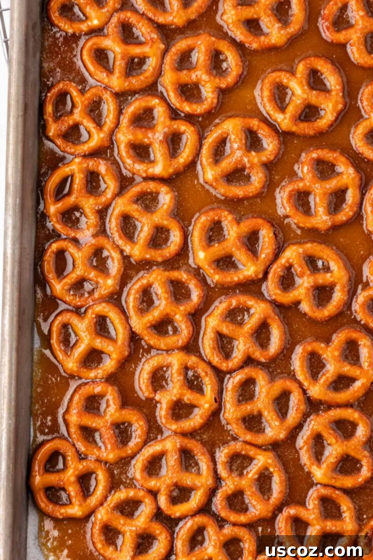 Holiday Pretzel Crunch 10 toffee covered pretzels