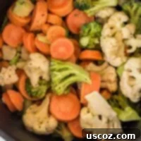 Perfect Air Fryer Frozen Vegetables 8 Crispy air fried frozen vegetables in the air fryer basket