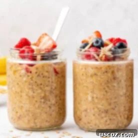 Power-Packed Overnight Oats 20 protein overnight oats