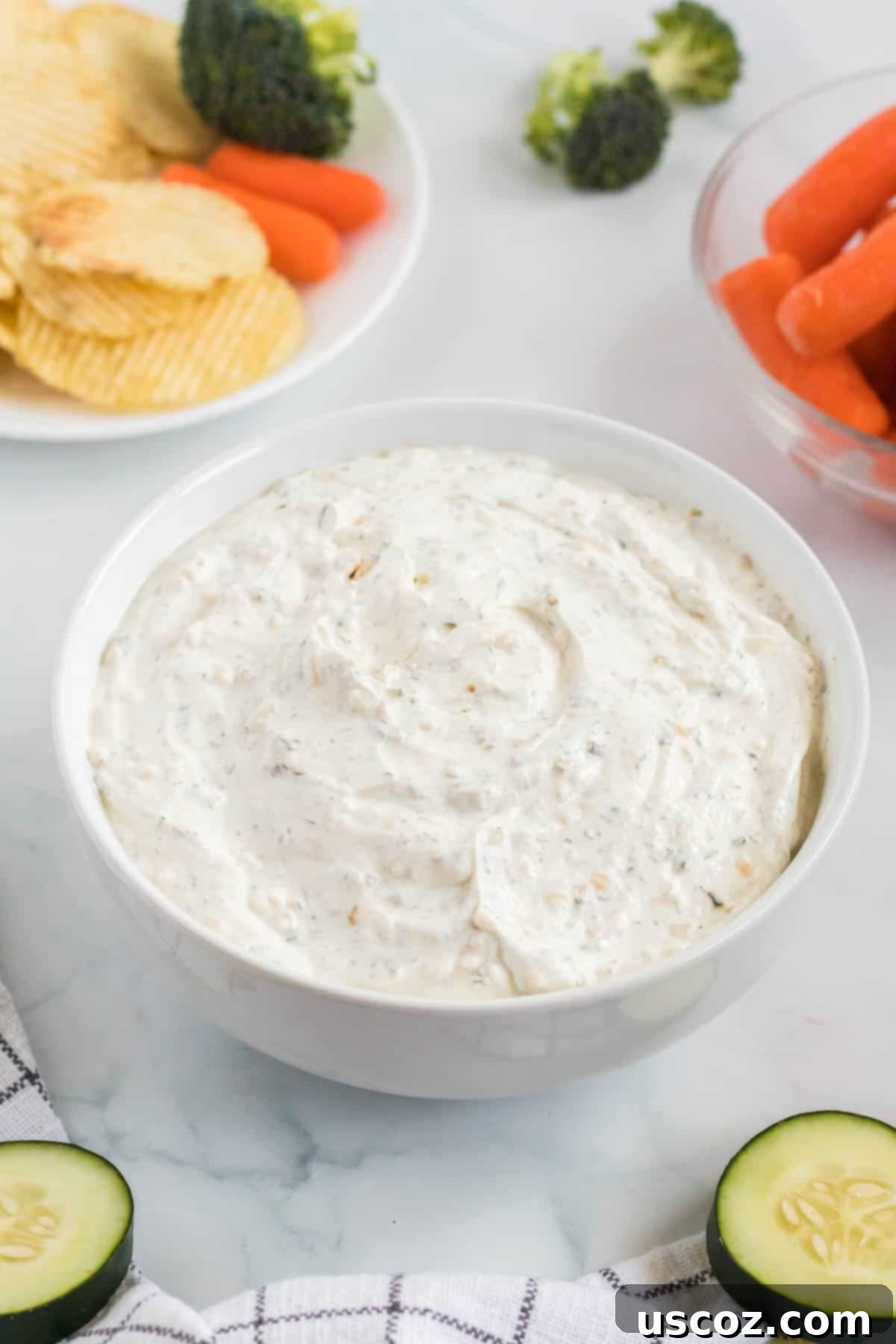 Dip Into Deliciousness 7 close up of chip dip in a bowl