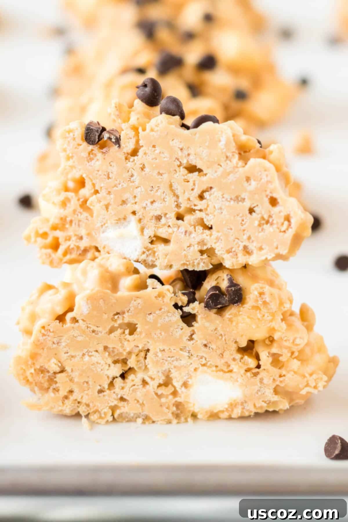 Summit Cookies 13 no bake avalanche cookie cut in half to show the inside