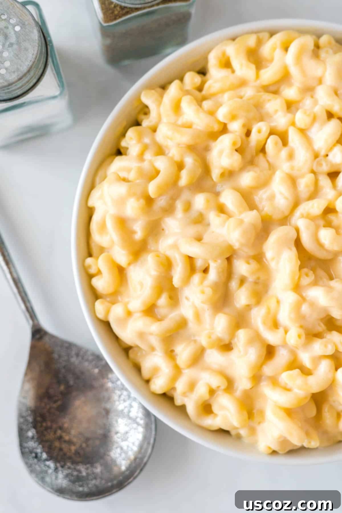 Creamy Greek Yogurt Mac and Cheese 11 creamy greek yogurt mac and cheese served in a rustic pot