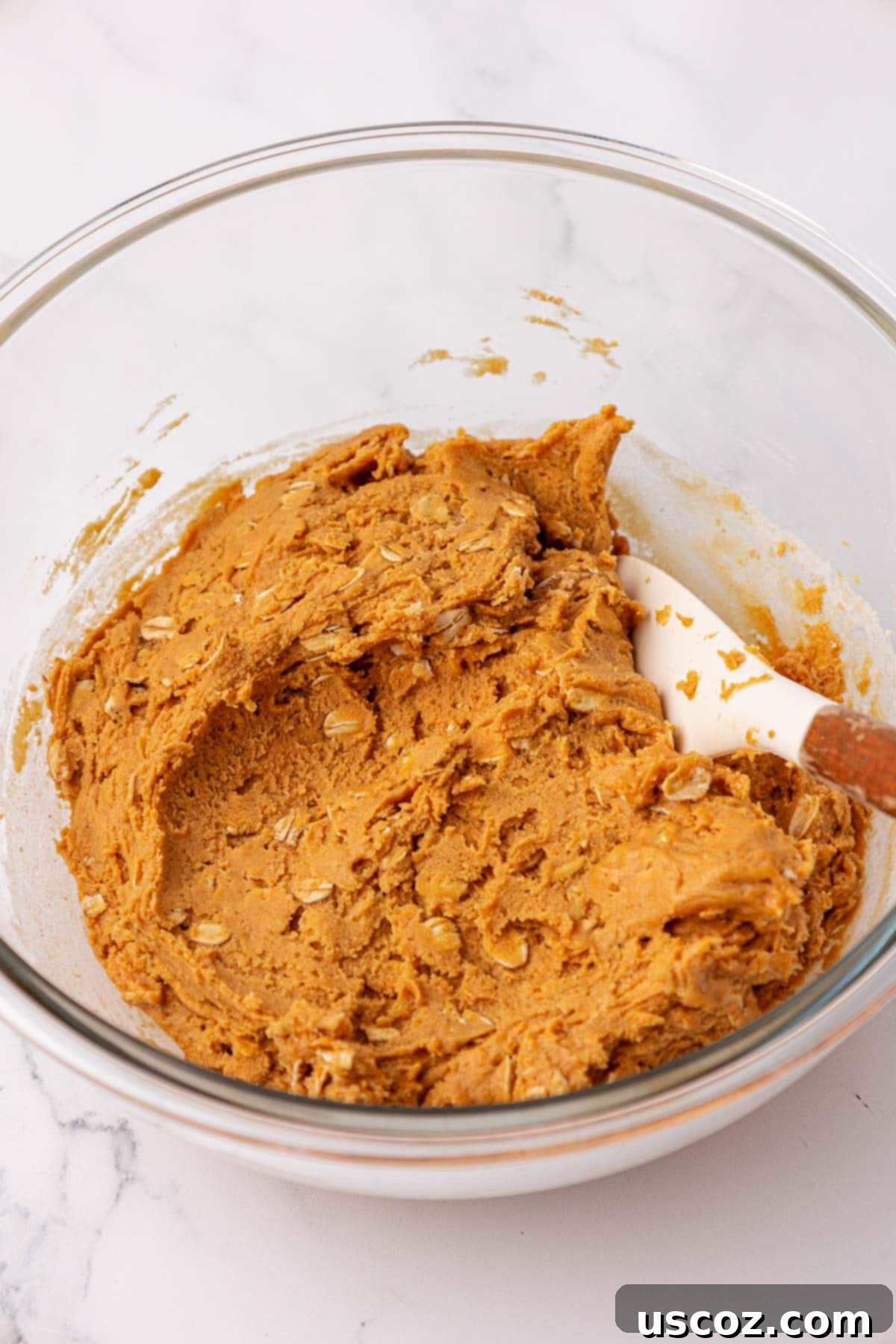 Effortless Protein Bars 8 protein bar filling mixed together