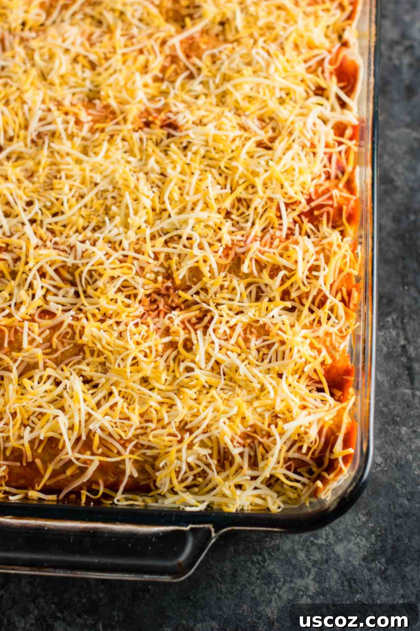 Cheesy Refried Bean Enchiladas 4 enchiladas with refried beans