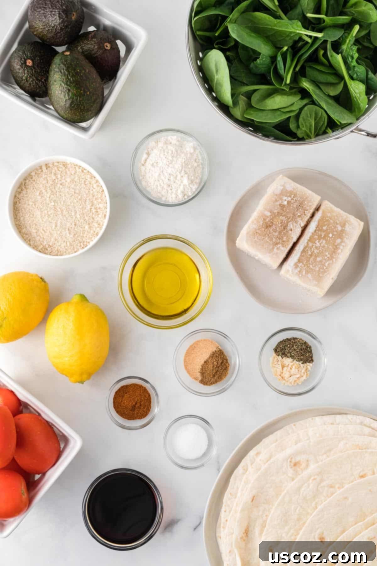 Savory Tofu Wraps 4 ingredients needed to make tofu wraps