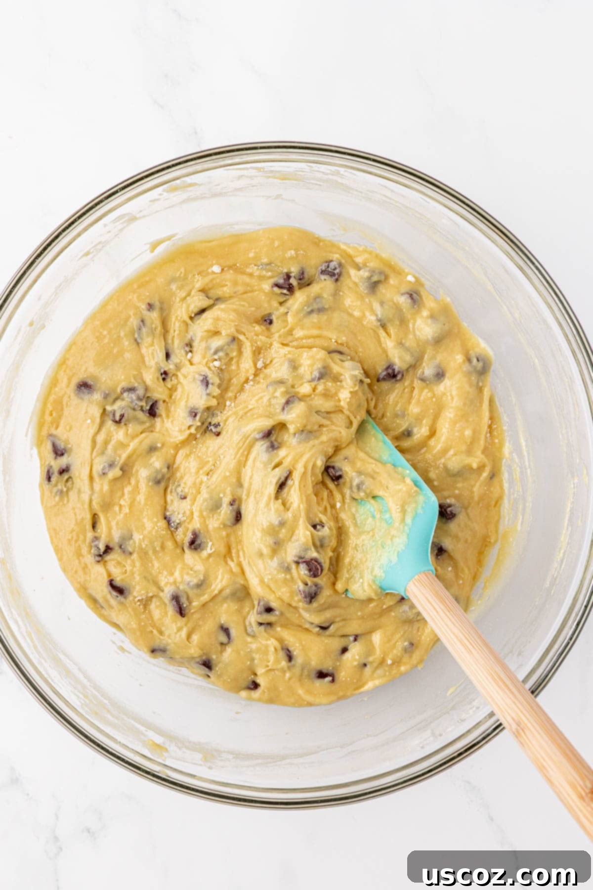 Bakery-Style Chocolate Chip Muffins from a Box 10 cake mix chocolate chip muffin batter