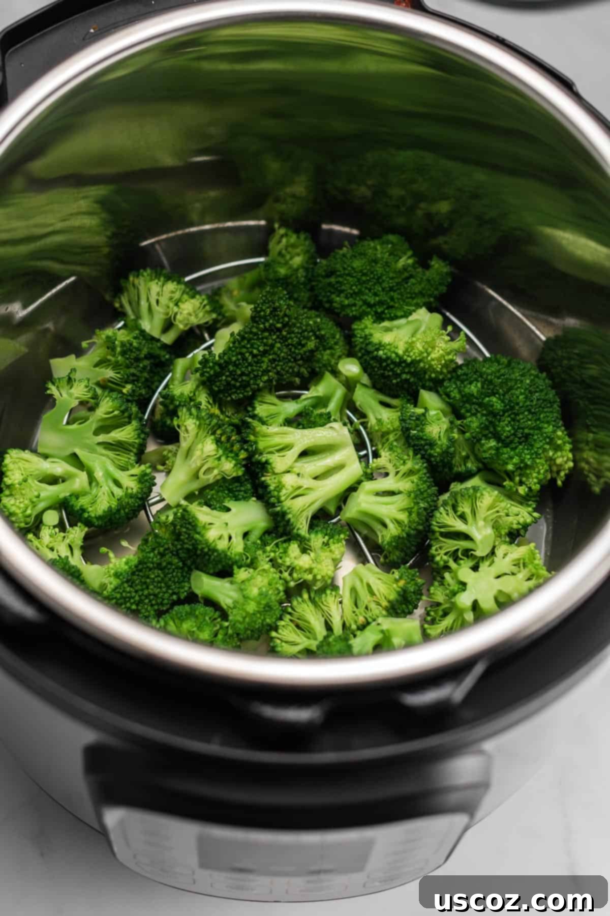 Foolproof Instant Pot Broccoli 7 steamed broccoli in the instant pot