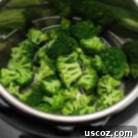 Foolproof Instant Pot Broccoli 8 steamed broccoli in the instant pot