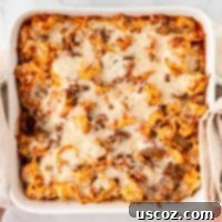 Cheesy Tortellini Bake 14 cheesy baked tortellini in a baking dish