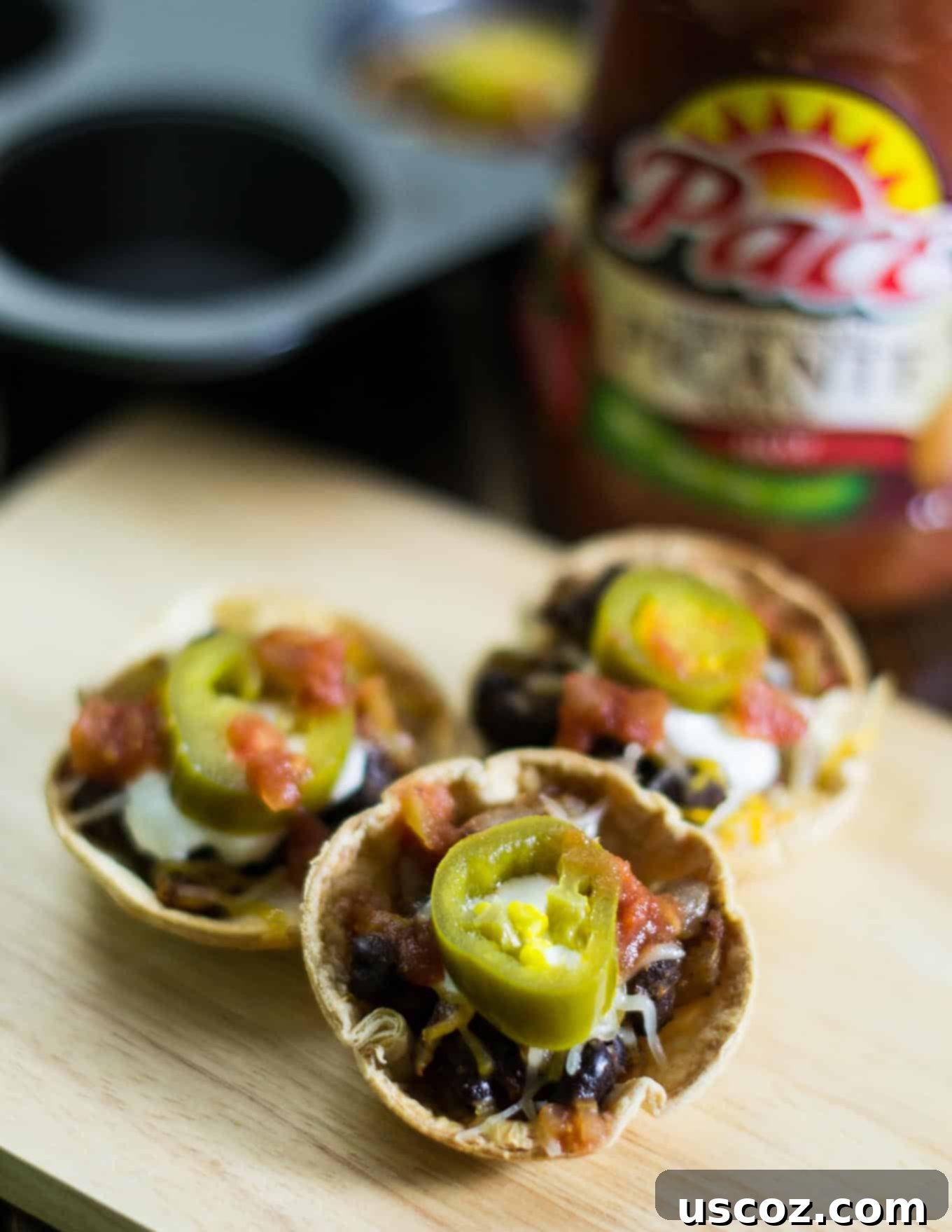 easy vegetarian taco cups