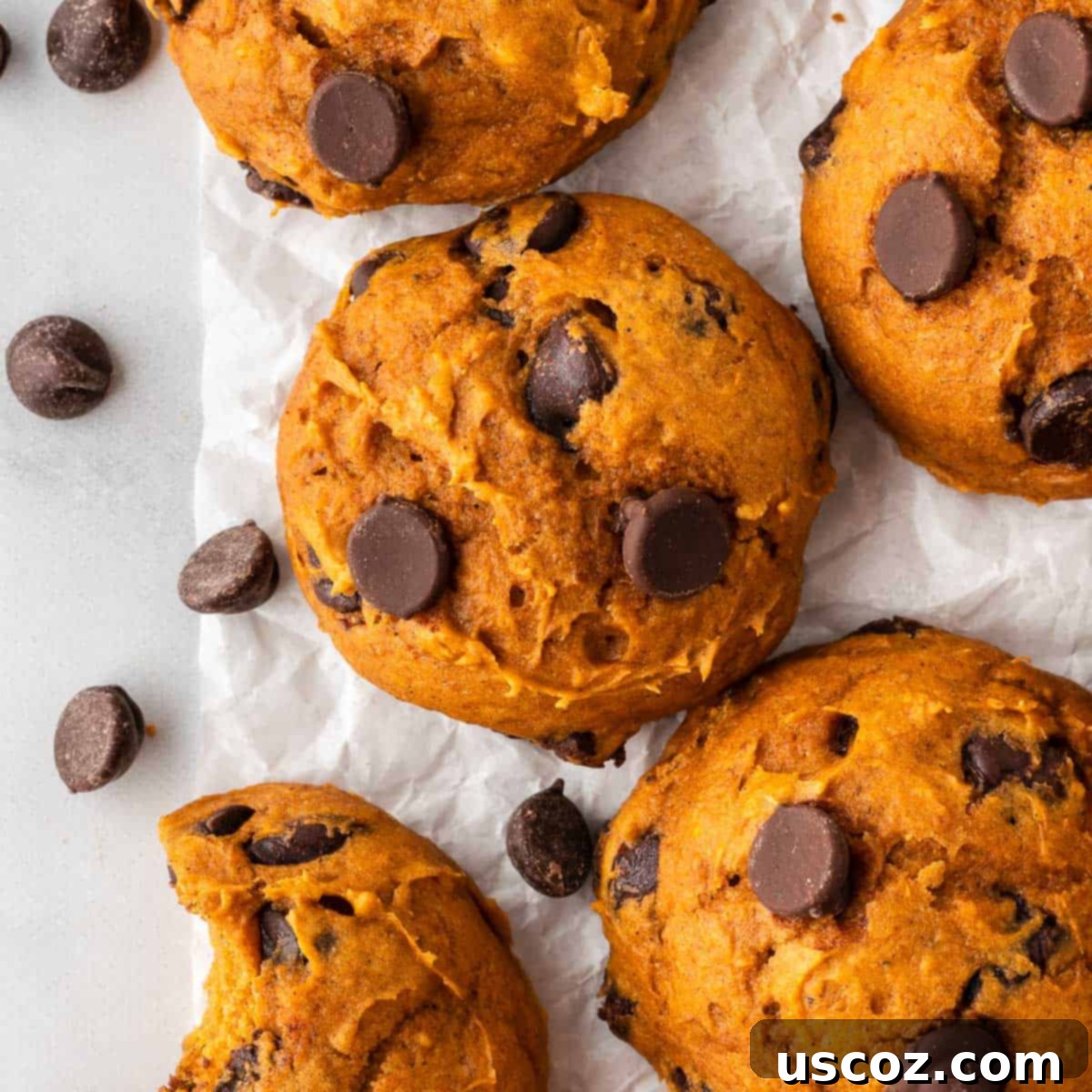 Easy Pumpkin Cake Mix Cookies 2 Soft and chewy pumpkin cookies made from cake mix