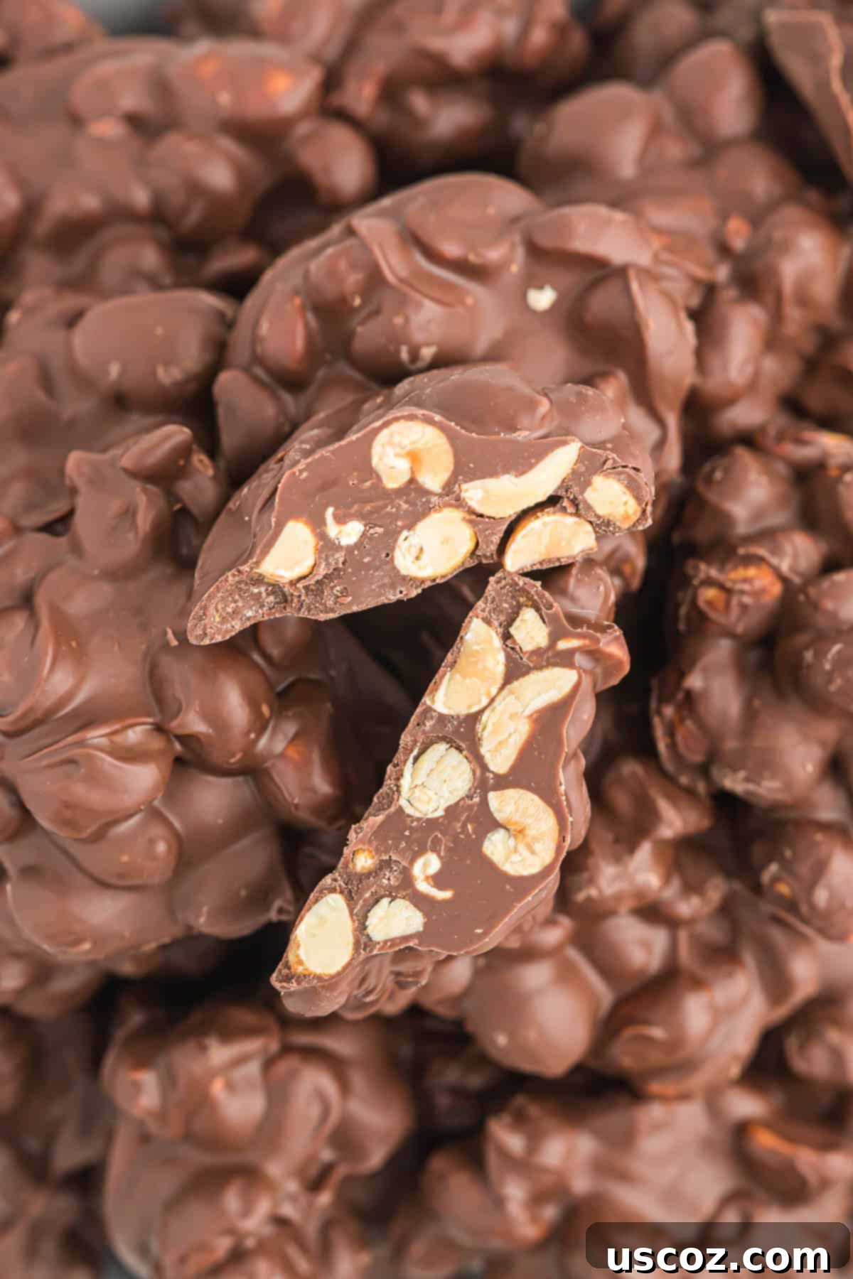 Slow Cooker Chocolate Peanut Clusters 2 crock pot peanut clusters, a delicious holiday candy