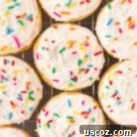 Simple Cake Mix Delights 14 sugar cookies with frosting and sprinkles