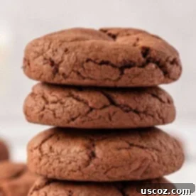 Simple Cake Mix Delights 9 chocolate cake mix cookies stacked