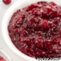 Perfect Homemade Cranberry Sauce 9 homemade cranberry sauce in a white bowl
