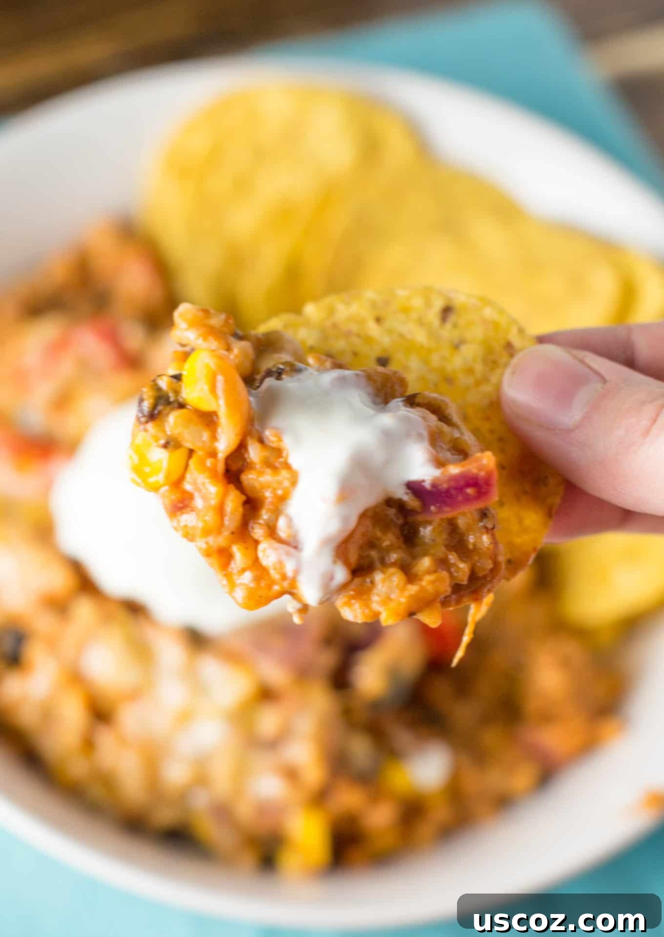 Hearty Vegetarian Mexican Bake 14 Gluten free mexican rice casserole with toppings