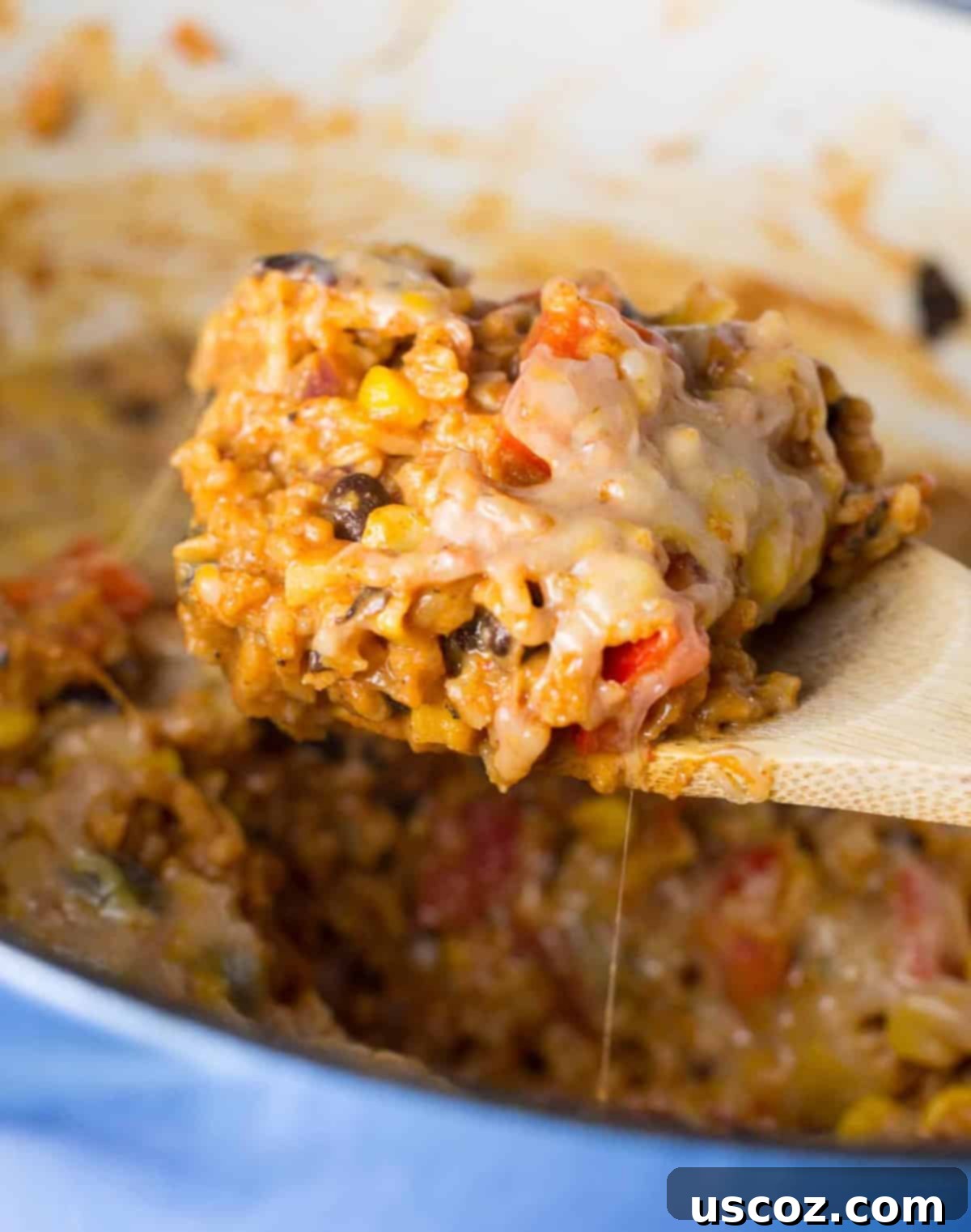 Hearty Vegetarian Mexican Bake 5 Easy vegetarian cheesy mexican casserole with corn and bell peppers