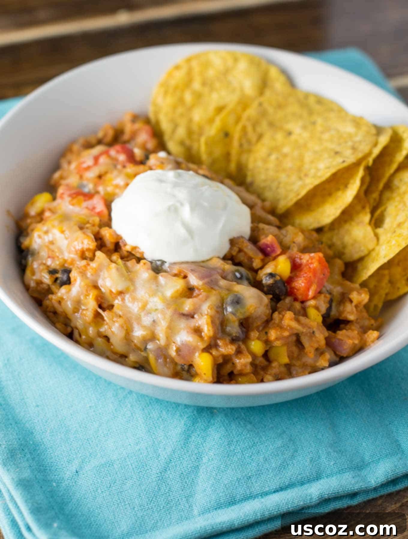 Hearty Vegetarian Mexican Bake 7 Gluten free vegetarian casserole ingredients cooking in a dutch oven