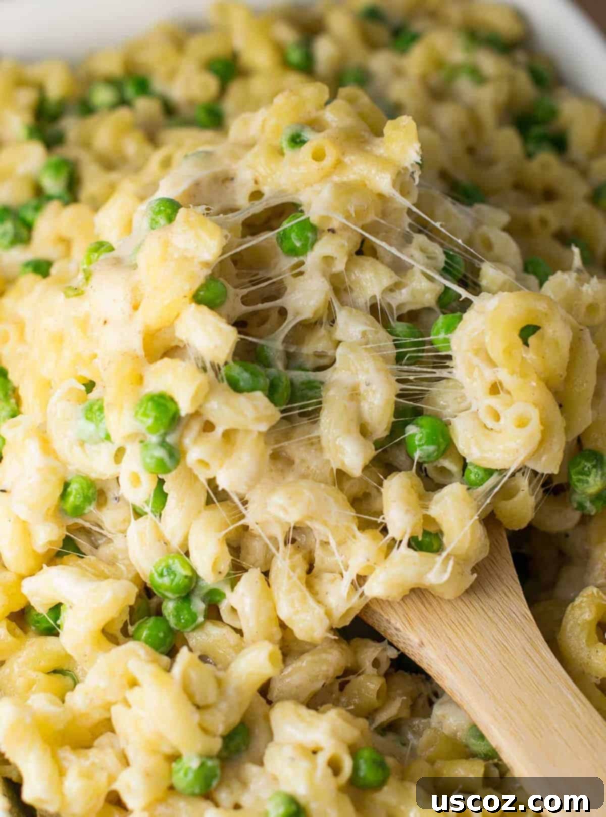 easy macaroni and peas recipe