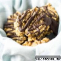 Wholesome Peanut Butter No Bake Bites 8 healthy peanut butter no bake cookies - recipe via @buildyourbite