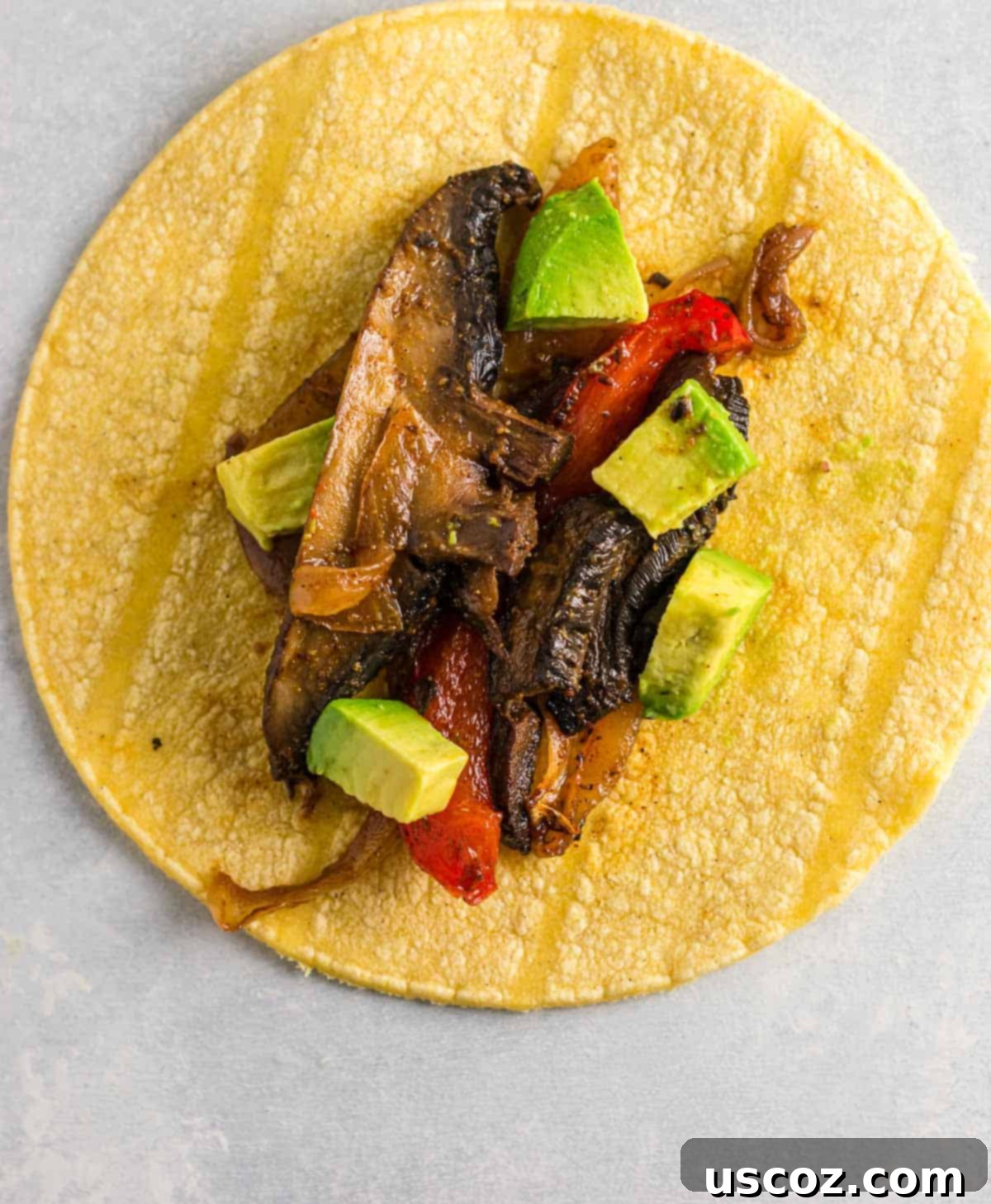 Sizzling Portobello Fajitas 7 portobello mushroom fajitas