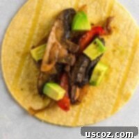 Sizzling Portobello Fajitas 9 portobello mushroom fajitas