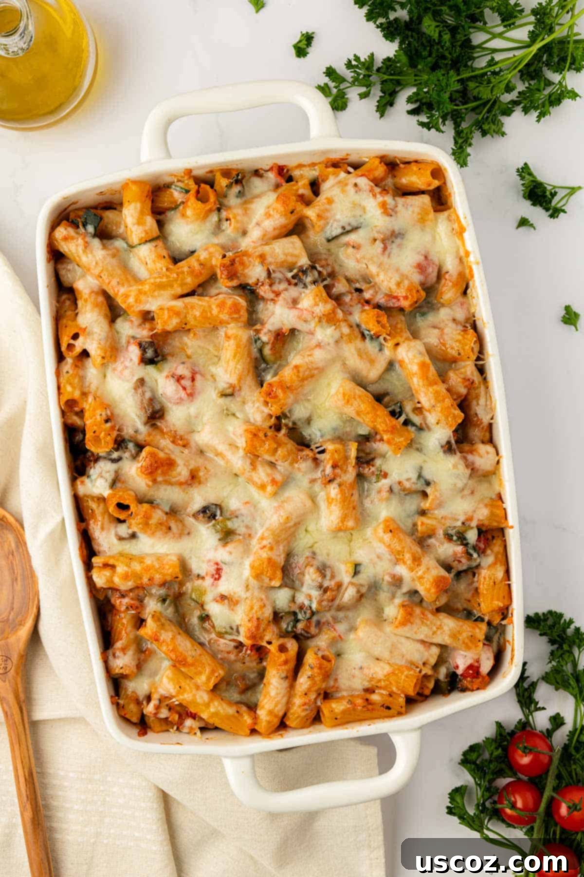 veggie lover's rigatoni