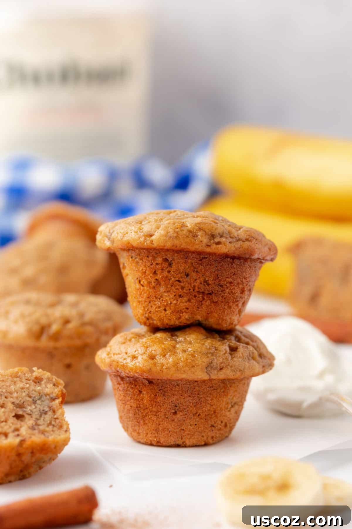 Protein-Rich Banana Muffin Bites 19 greek yogurt banana mini muffins