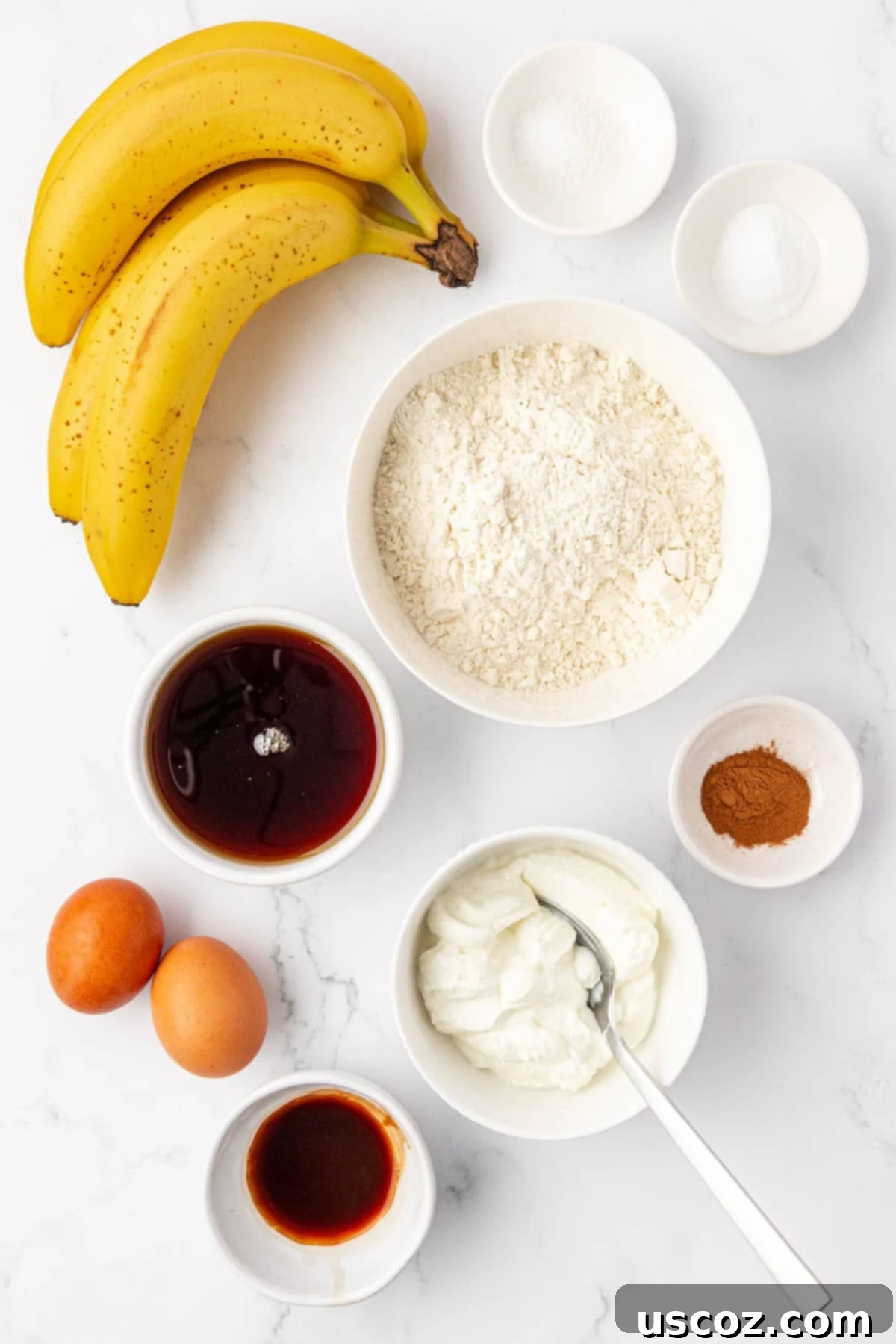 Protein-Rich Banana Muffin Bites 4 ingredients to make greek yogurt banana mini muffins