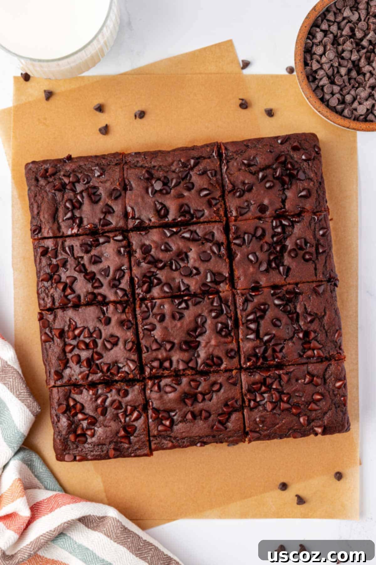 Everyday Chocolate Delight 17 chocolate snack cake cut into slices