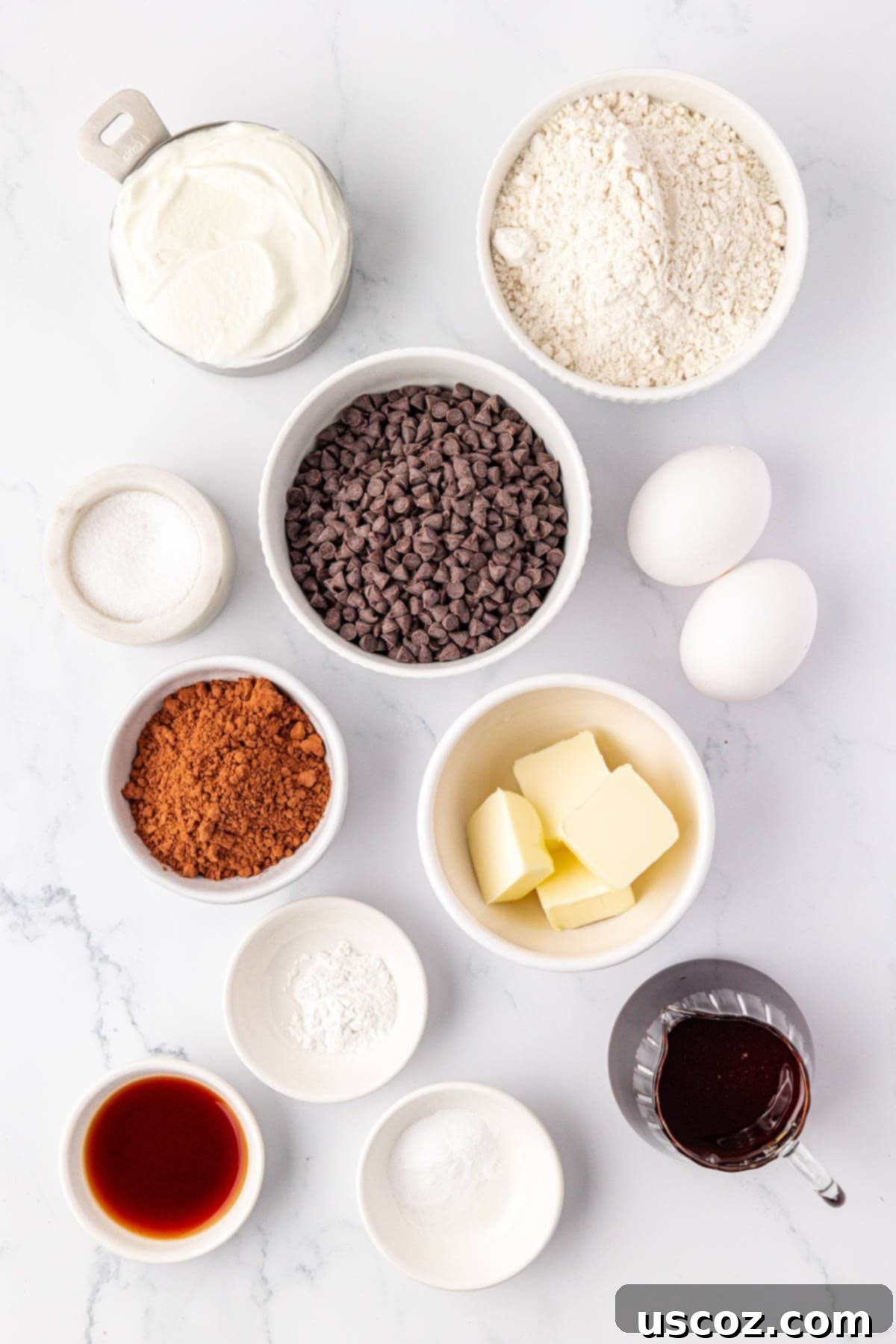 Everyday Chocolate Delight 4 ingredients to make chocolate snack cake