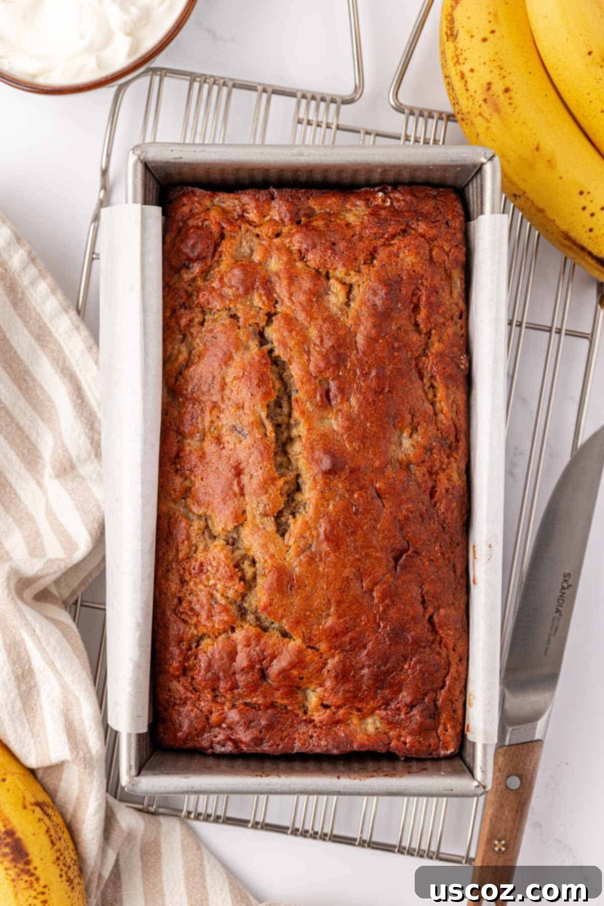 Luscious Greek Yogurt Banana Bread 14 greek yogurt banana bread