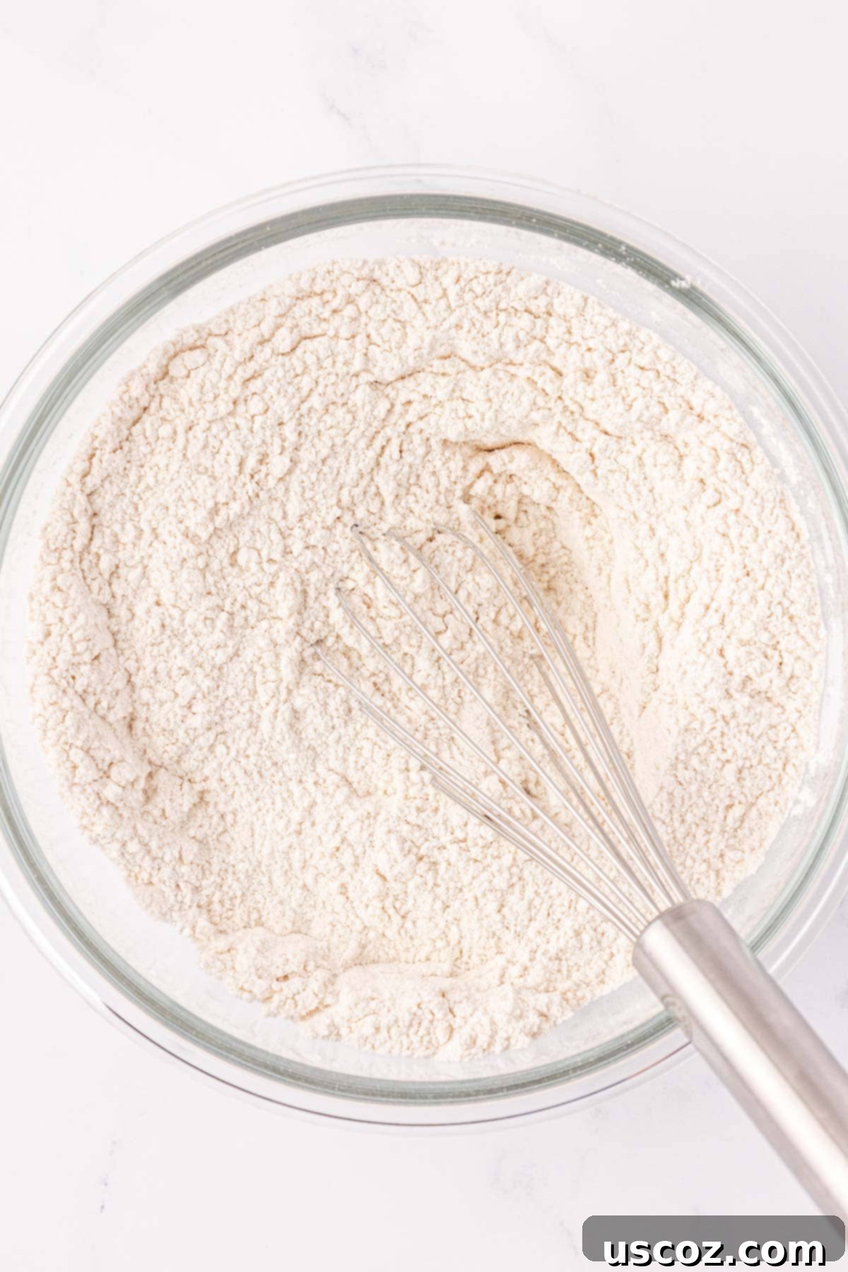 Fluffy Pancake Puffs 6 dry ingredients whisked together