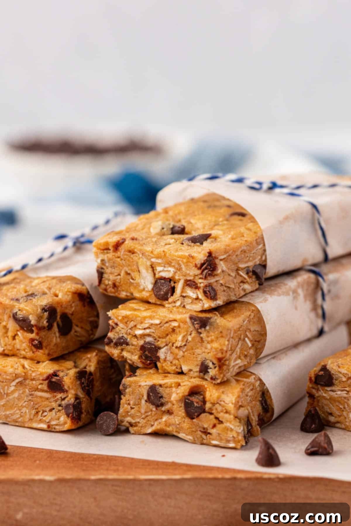 Power-Packed Protein Granola Bars 2 Delicious homemade chewy protein granola bars with chocolate chips