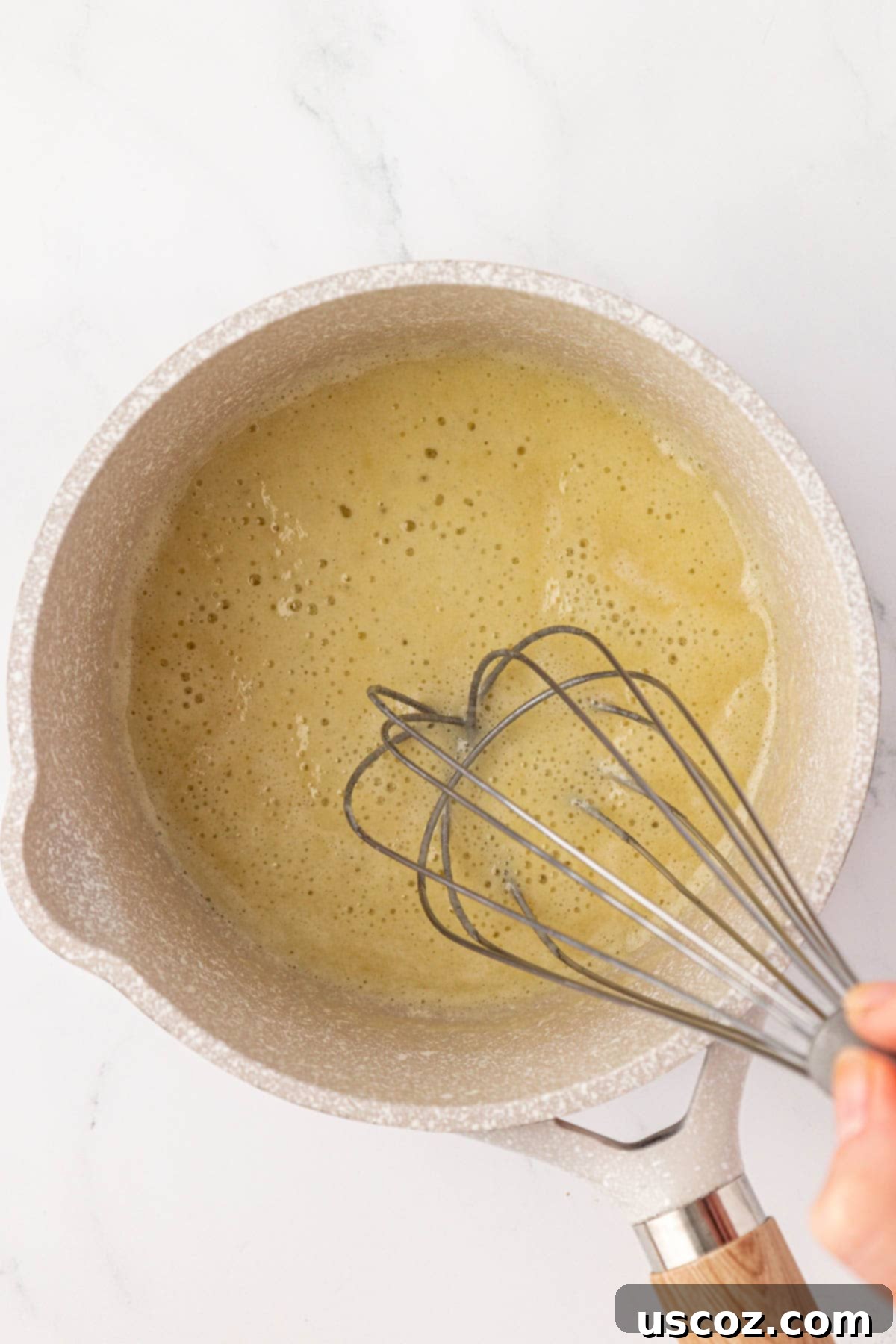 Creamy Broccoli Mac and Cheese 11 whisking together the butter and flour