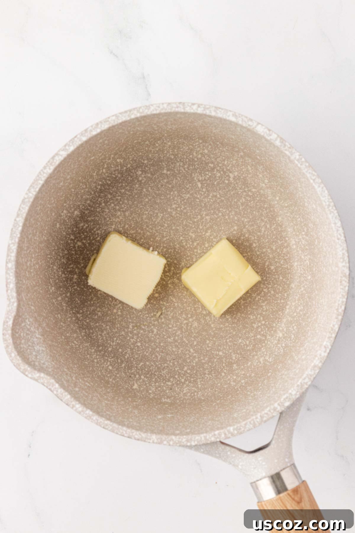 butter in a sauce pan