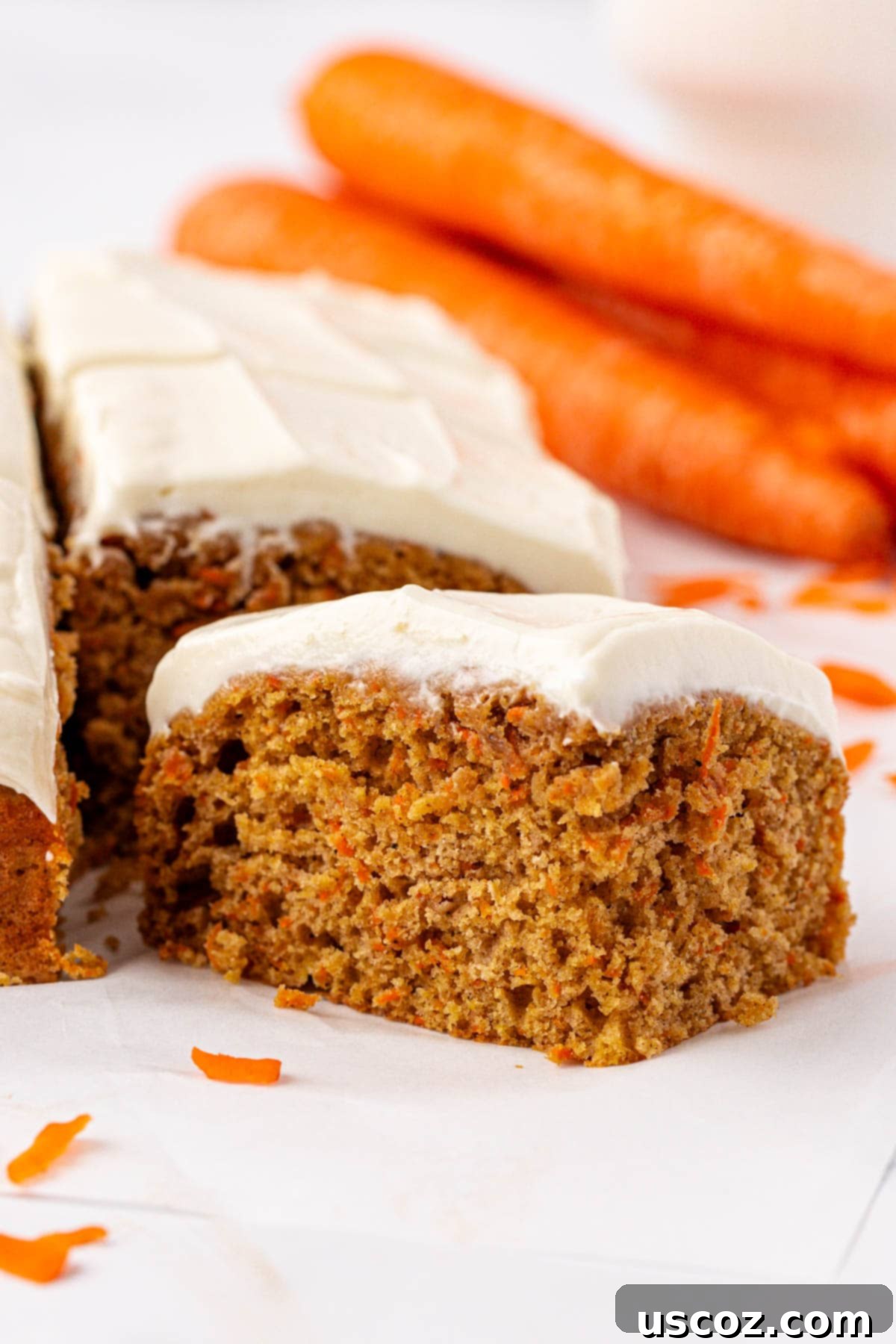 Wholesome Carrot Cake Bars 2 carrot cake snack bars