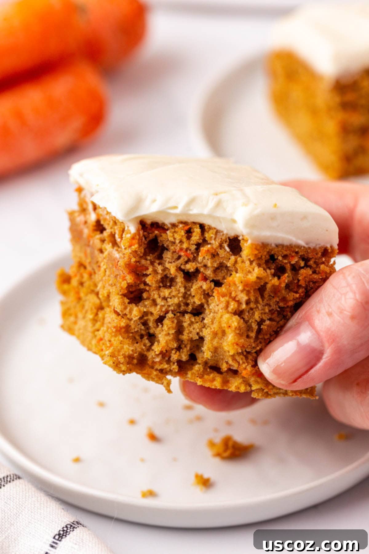 Wholesome Carrot Cake Bars 22 carrot cake snack bars