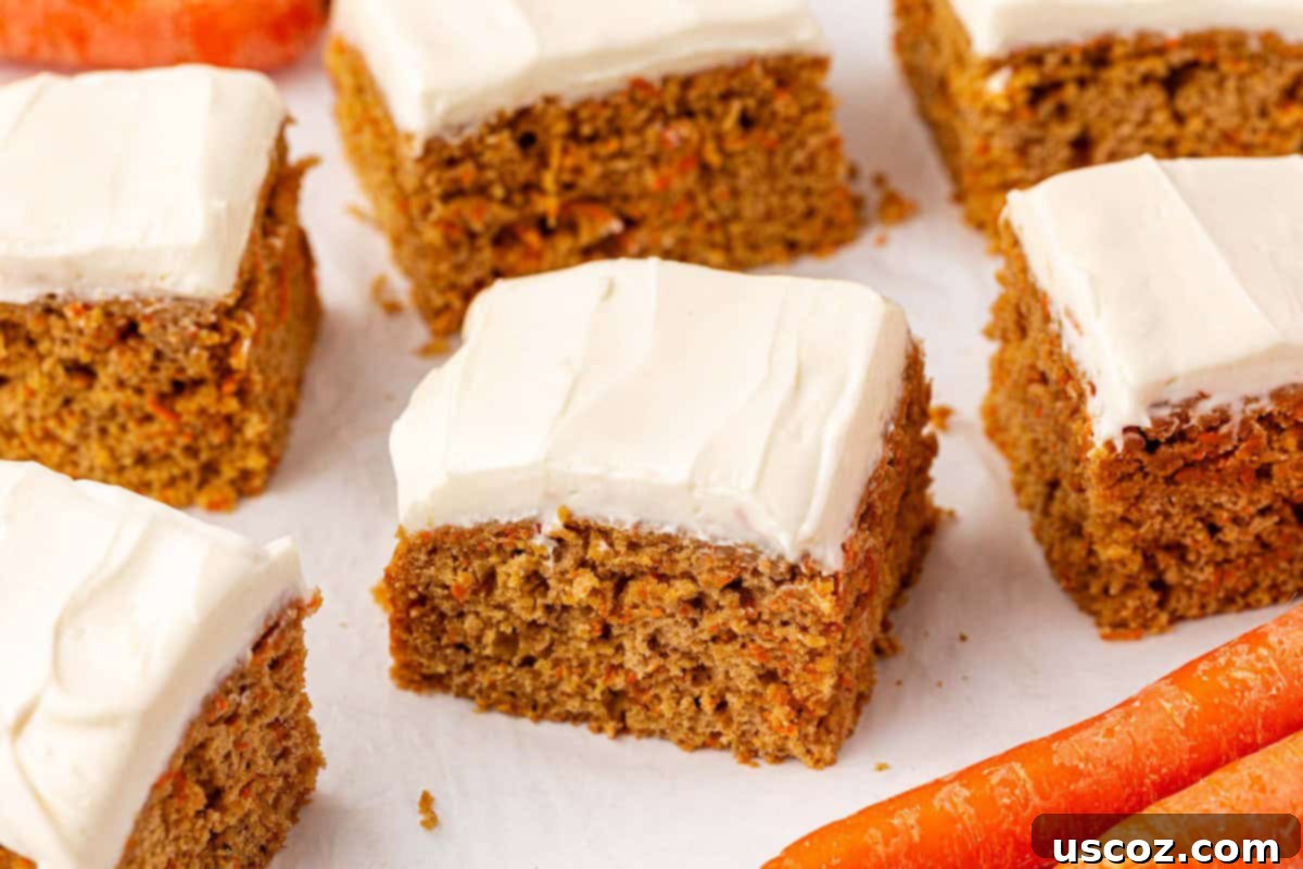 Wholesome Carrot Cake Bars 24 carrot cake snack bars