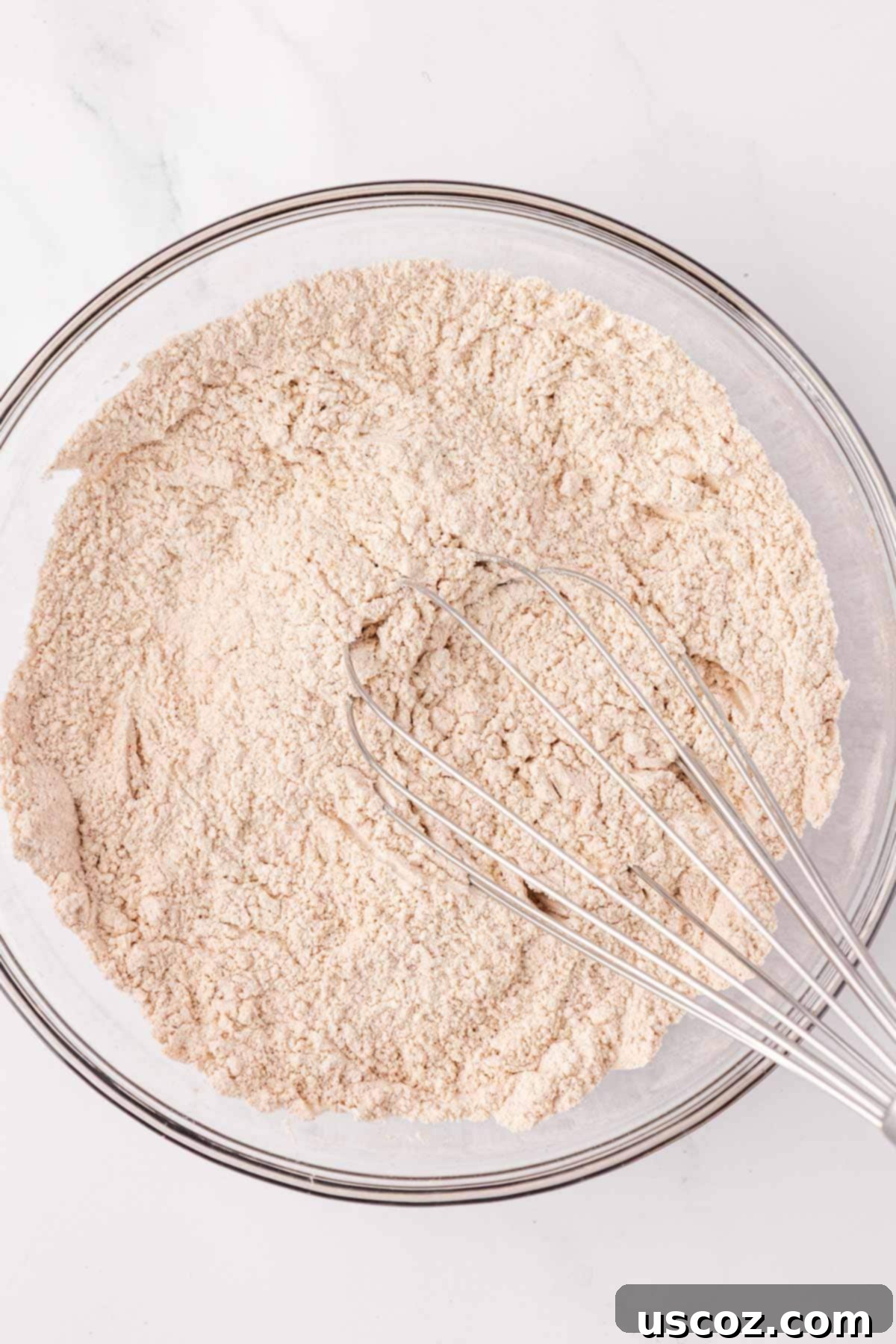 Wholesome Carrot Cake Bars 6 dry ingredients whisked together