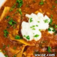 Easy One-Pot Lasagna Soup 10 Easy one pot vegetarian lasagna soup ready in 30 minutes