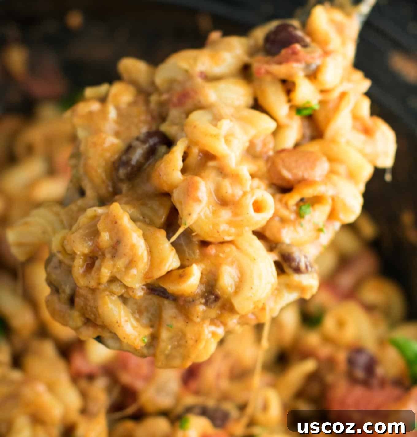 Simmered Plant-Based Chili Mac 3 easy vegetarian slow cooker chili with macaroni