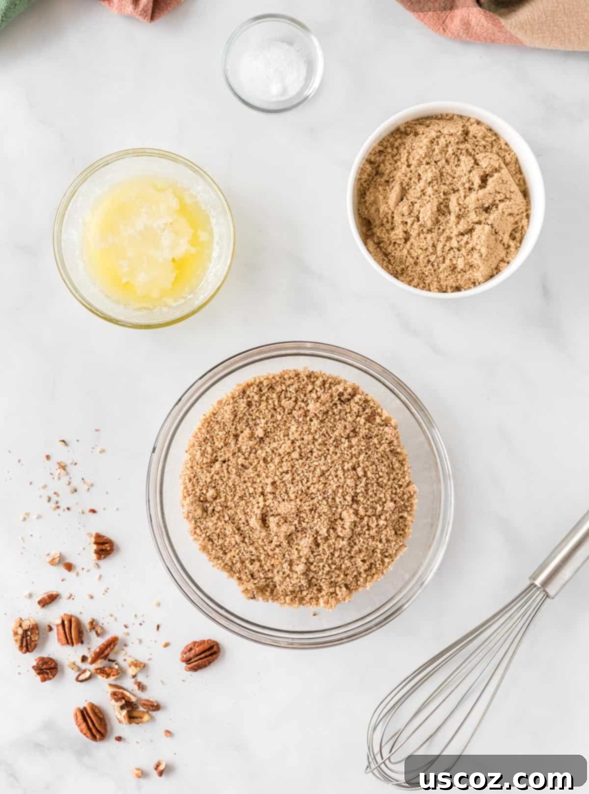 Ultimate Gluten Free Sweet Potato Casserole 11 ingredients to make the gluten free pecan topping