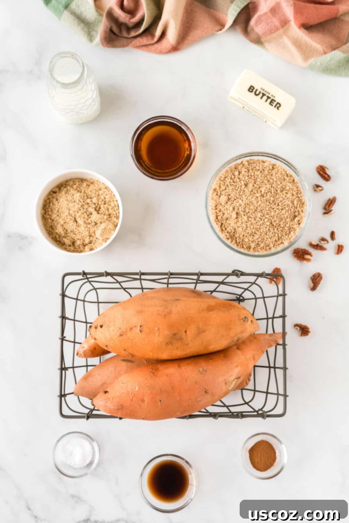 Ultimate Gluten Free Sweet Potato Casserole 3 ingredients to make sweet potato casserole